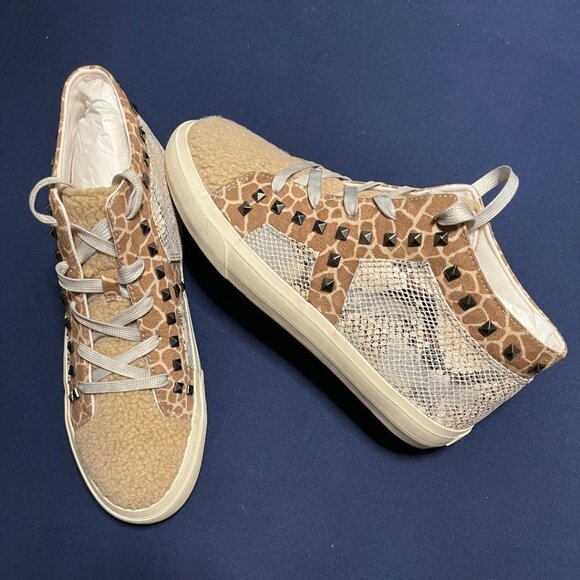 Jessica Simpson Shoes - Jessica Simpson Dark Natural High Top Sneaker Sz.11M/11 1/2M